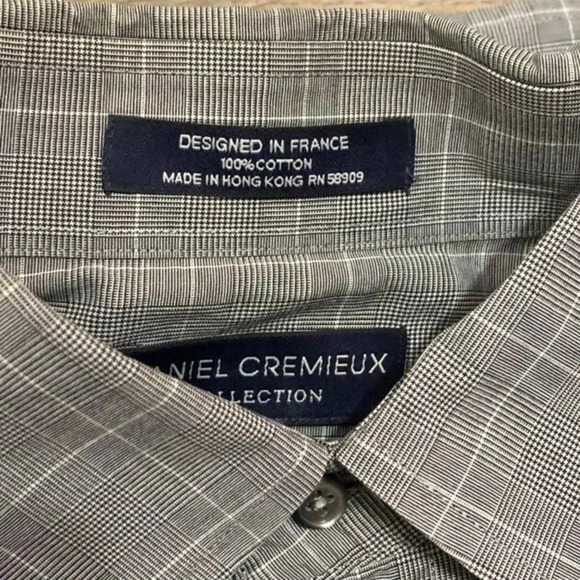 Daniel Cremieux long sleeve button front Shirt men's large preppy business - Picture 3 of 6